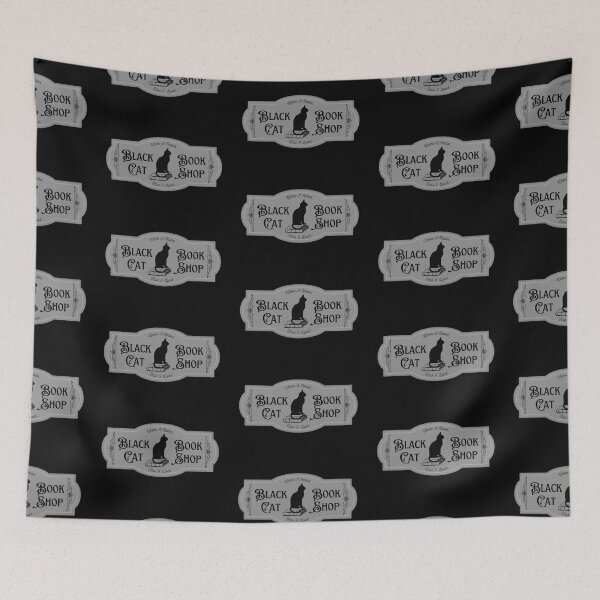 Item preview, Black Cat Book Shop designed and sold by jennlcollier.