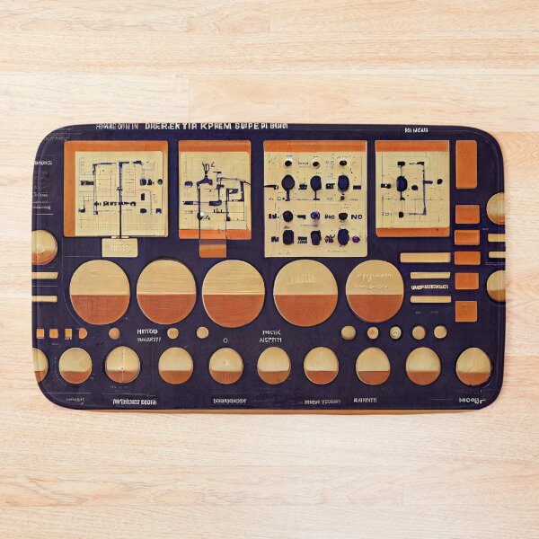 Item preview, Synth Abstracts 7 designed and sold by Creative Shed Designs.