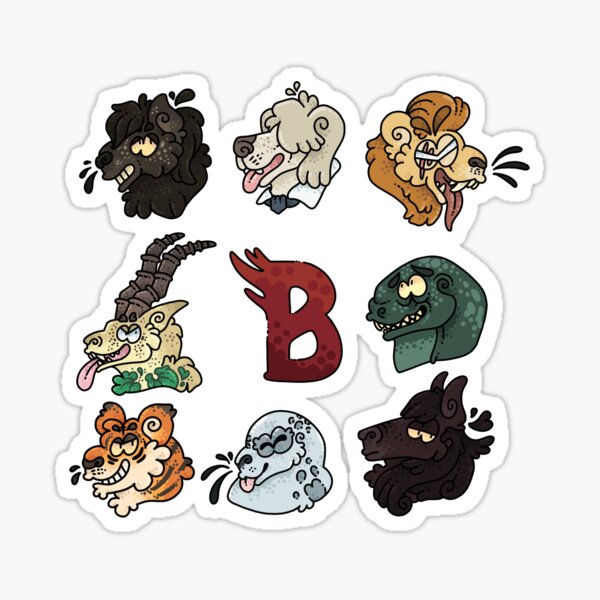 "Beastars anime manga furry anthro character set featuring agata, collot, free, melon, gosha