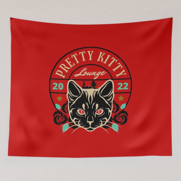 Item preview, Pretty Kitty Salón Bar 2022 designed and sold by MyMerch4u.