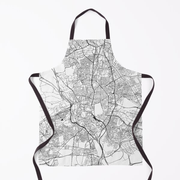 Item preview, Madrid city map transparent background designed and sold by SHIT! CLOTHING.