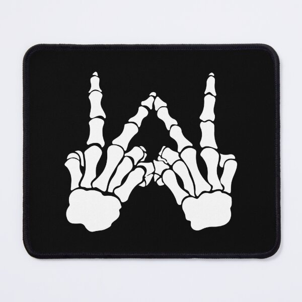 Item preview, westside skeleton hand west coast skeleton sign hand halloween designed and sold by kotsdesign.