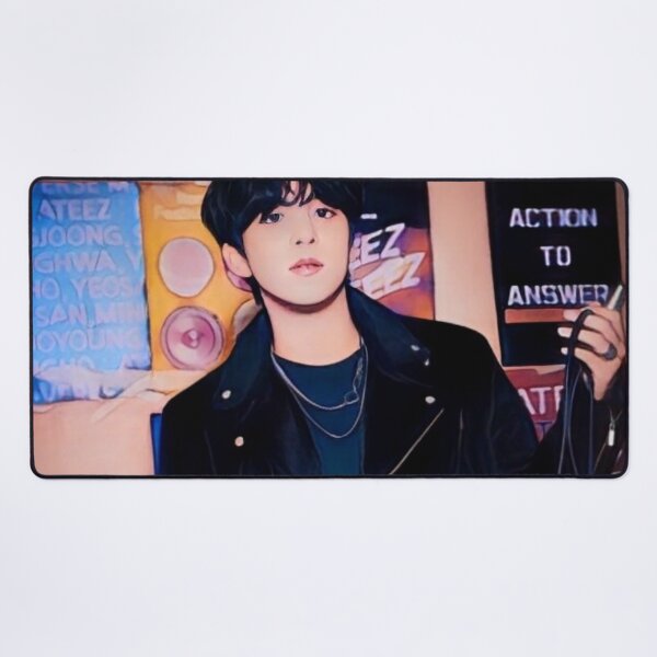 Item preview, Ateez Rockstar Jongho designed and sold by LiveKpop.