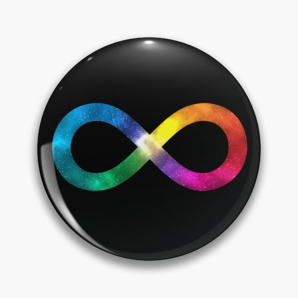Item preview, Galactic Neurodiversity Infinity Symbol designed and sold by galaxydaydreams.