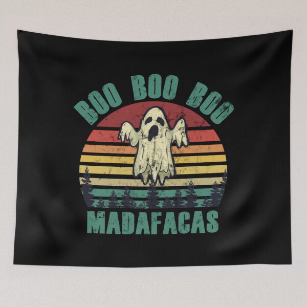 Item preview, Meme Retro Boo Boo Boo Madafacas Retro Forest Ghos designed and sold by BufFord71.