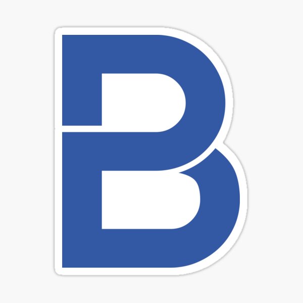 "Letter B for Stickers tshirt and Gifts" Sticker for Sale by