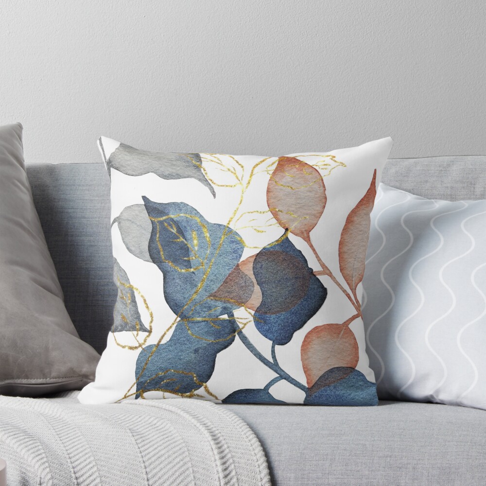 Item preview, Throw Pillow designed and sold by Miladrawcolors.