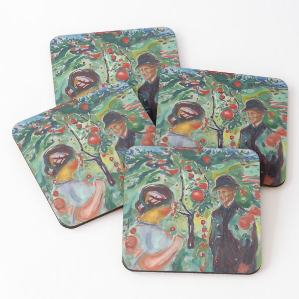 Item preview, Edvard Munch: Beneath the Red Apples designed and sold by Vintage Wall Art.