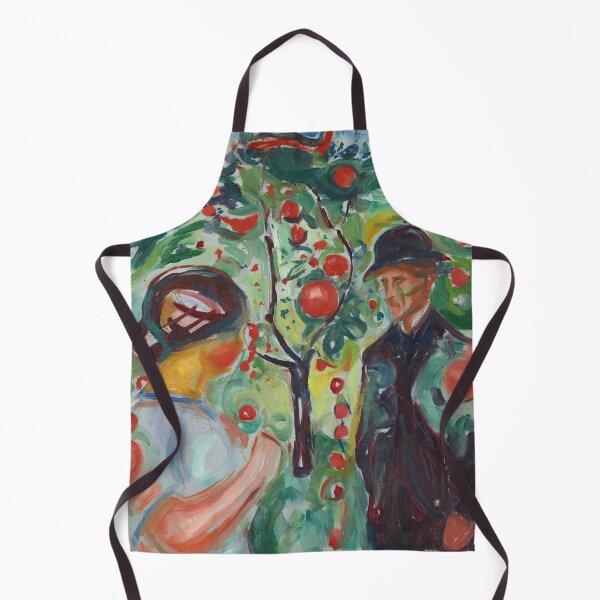 Aperçu de l'œuvre Edvard Munch : Sous les pommes rouges créée et vendue par Vintage Wall Art.