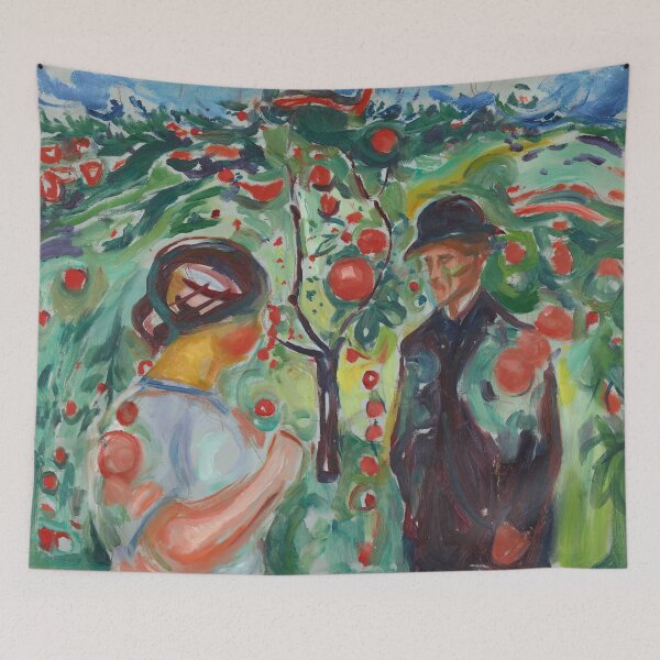 Item preview, Edvard Munch: Beneath the Red Apples designed and sold by Vintage Wall Art.