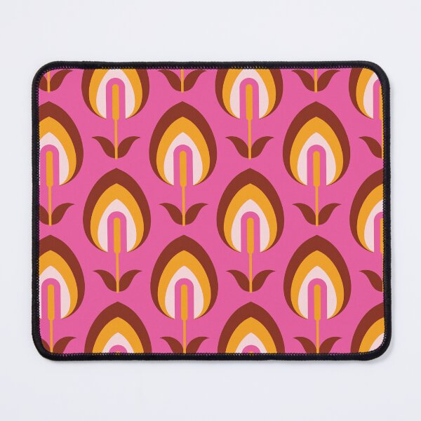 Item preview, Pink Retro Flowers designed and sold by Carolina Diaz.