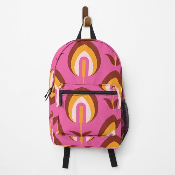 Item preview, Pink Retro Flowers designed and sold by Carolina Diaz.
