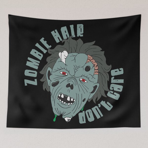 Item preview, Halloween Zombie Hair Quote designed and sold by HotHibiscus.