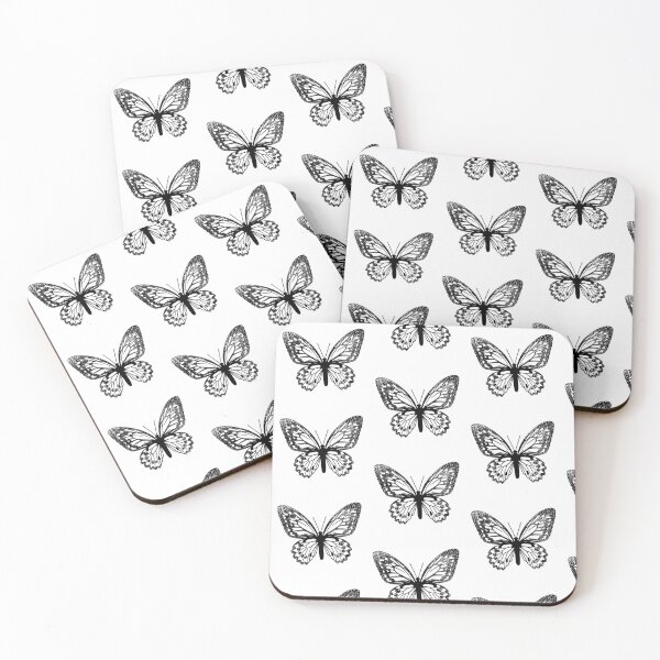 Item preview, black and white butterfly designed and sold by yeehawboyy.