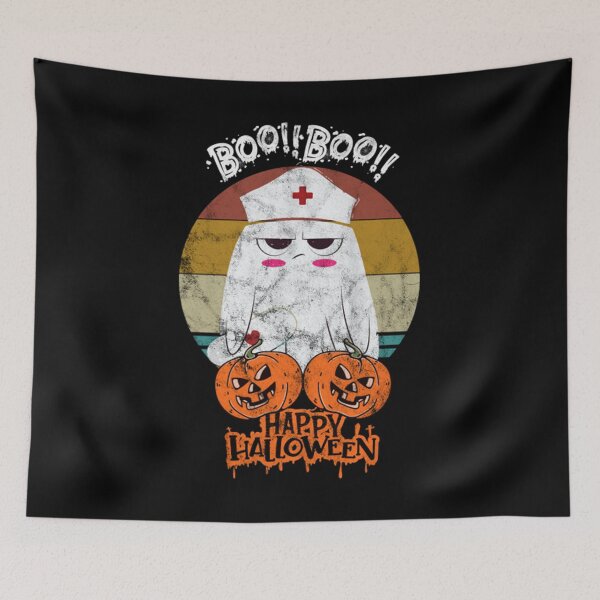 Item preview, Meme Boo Boo Crew Nurse Halloween Pumpkin designed and sold by BufFord71.