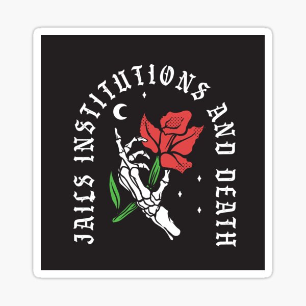 Item preview, Jails Institutions and Death AA NA Recovery designed and sold by AmendApparel.