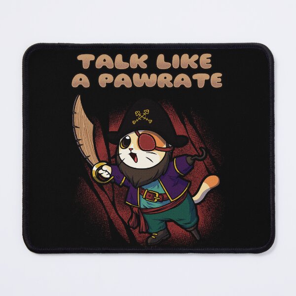 Item preview, Cat Talk Like A Pirate Funny Geek Pirate Gift designed and sold by MimimaStore.