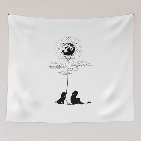 Item preview, Sad girl and the moon. designed and sold by LeonLedesma.