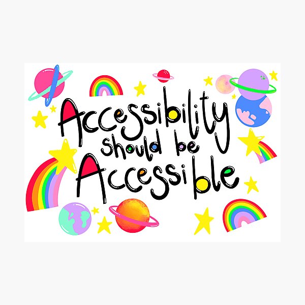 Item preview, Accessibility should be easily ACCESSIBLE  designed and sold by DoomboxClub.
