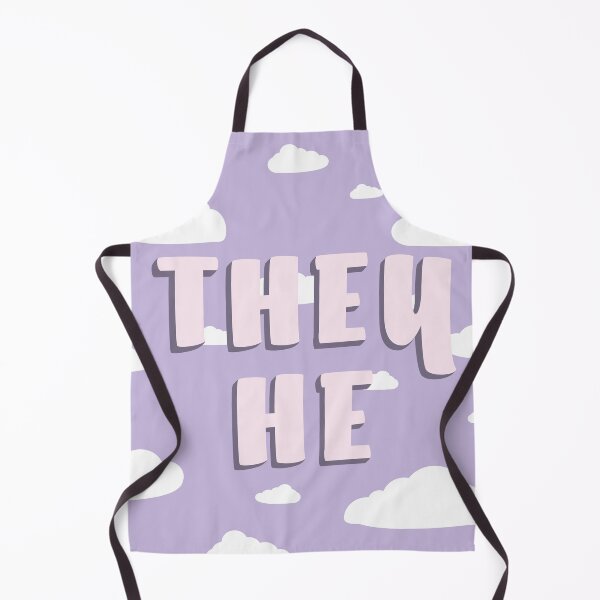 Item preview, Lilac Clouds They/He Pronouns  designed and sold by MoonMint.
