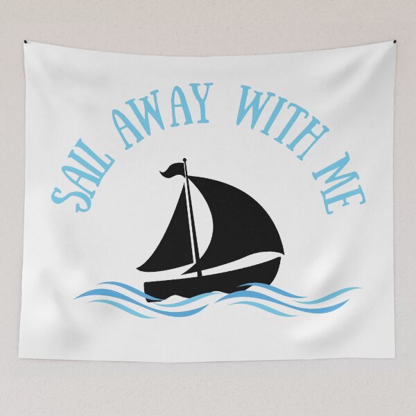Item preview, Sail Away With Me - White  designed and sold by Mirsh-design.