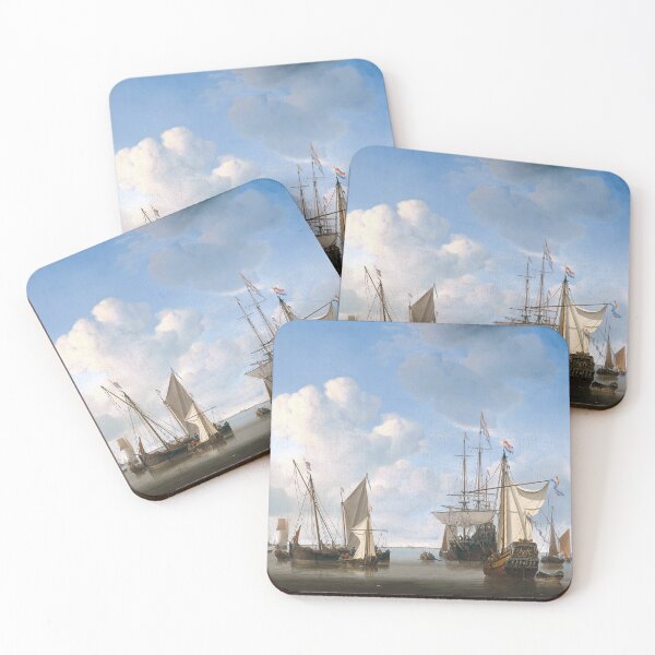 Item preview, Ships in the Roads Willem van de Velde the Younger designed and sold by OldTimeArt.