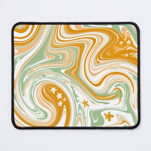 Item preview, boho/groovy le fleur marble swirls pattern designed and sold by SunwaveStickers.