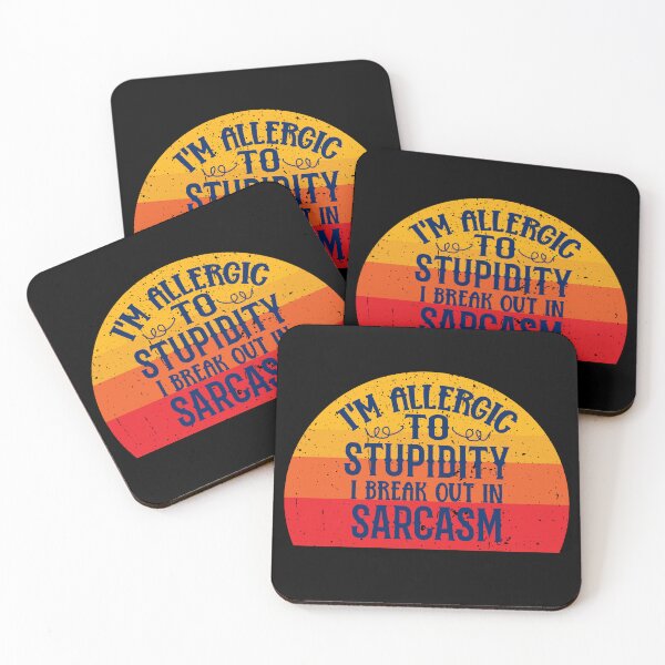 Item preview, i'm allergic to stupidity designed and sold by Zakaria-4.