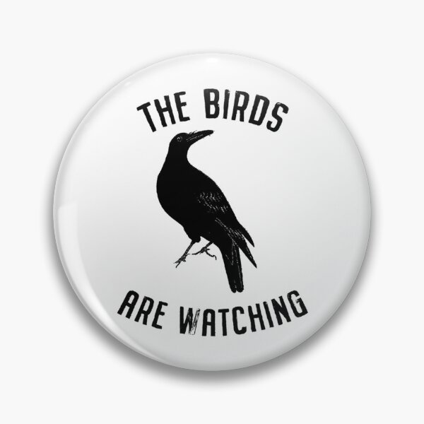 Item preview, The birds are watching Retro Funny Conspiracy    designed and sold by PorpoiseTee.