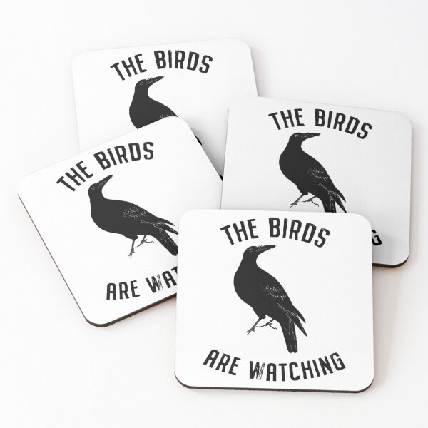 Item preview, The birds are watching Retro Funny Conspiracy    designed and sold by PorpoiseTee.