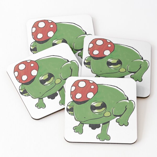 Item preview, Little Froggy with Shroom Hat designed and sold by LichyardArt.