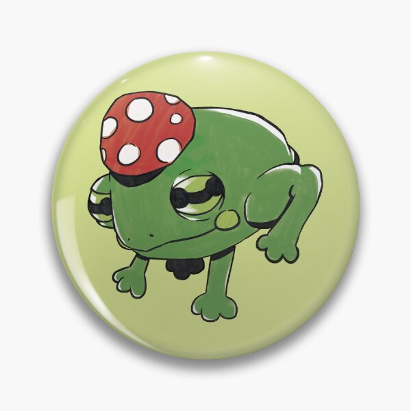 Item preview, Little Froggy with Shroom Hat designed and sold by LichyardArt.