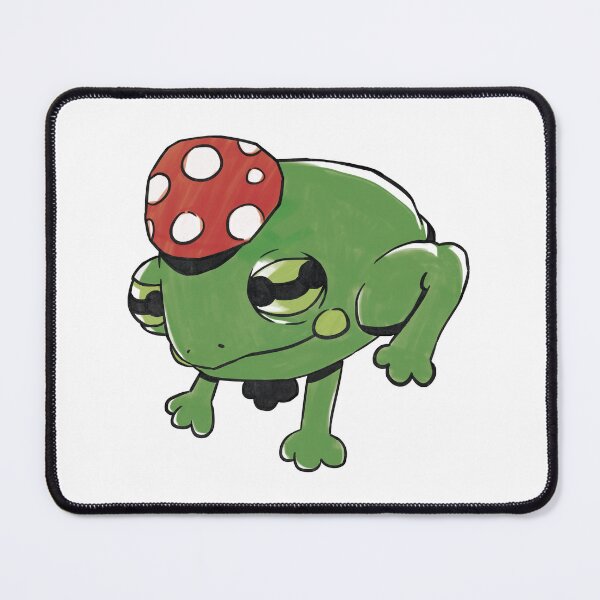 Item preview, Little Froggy with Shroom Hat designed and sold by LichyardArt.