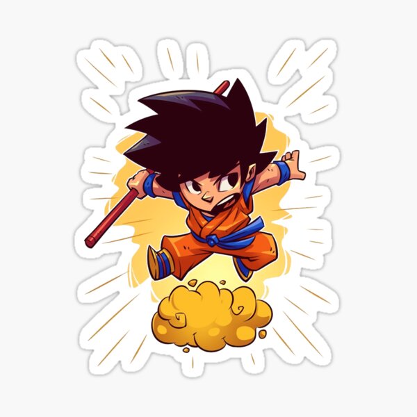 Chibi Goku Dragon Ball Sticker🐉✨  Free PNG Image Download - Wallpapers  Clan