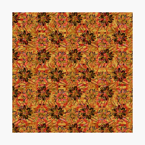 Item preview, colorful print with florals and textured background designed and sold by RODRIGORo.