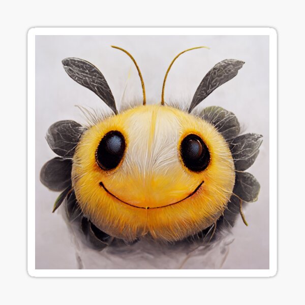 Flower Face and Wings Cuddly Bumble Bee Plush Toy Honeybee Anime Gifts for  Kids And Lovers Birthday, Valentines, Christmas