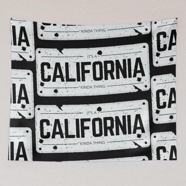 Item preview, Its a CALIFORNIA kinda thing number plate distressed designed and sold by 133DandC.