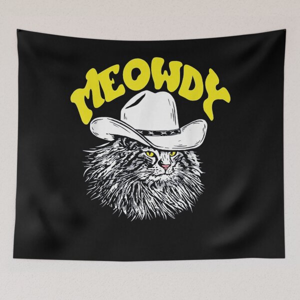 Item preview, Meowdy Country Music designed and sold by Harriet Taplin.