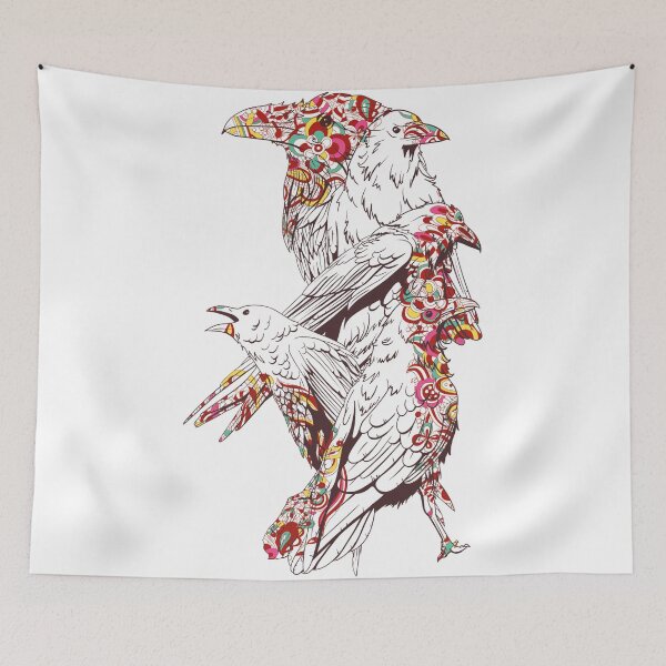 Item preview, The Crows (colorful) designed and sold by JoPhrasier.