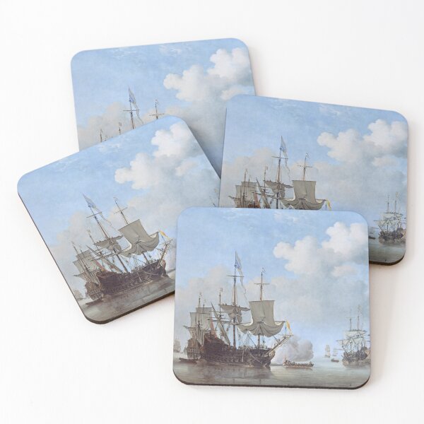 Item preview, Dutch Ships Coming to Anchor Willem van de Velde the Younger designed and sold by OldTimeArt.