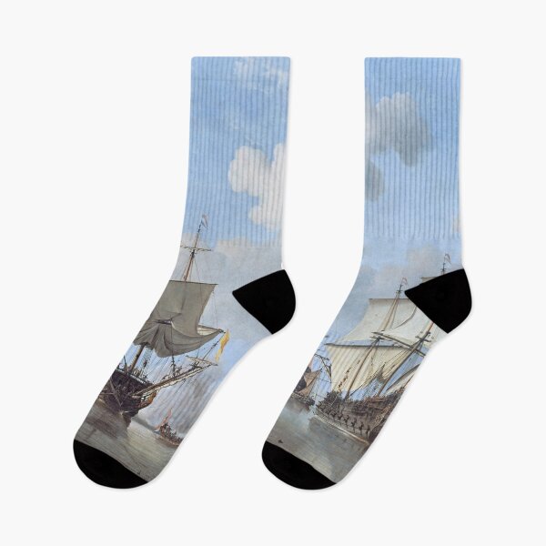 Item preview, Dutch Ships Coming to Anchor Willem van de Velde the Younger designed and sold by OldTimeArt.