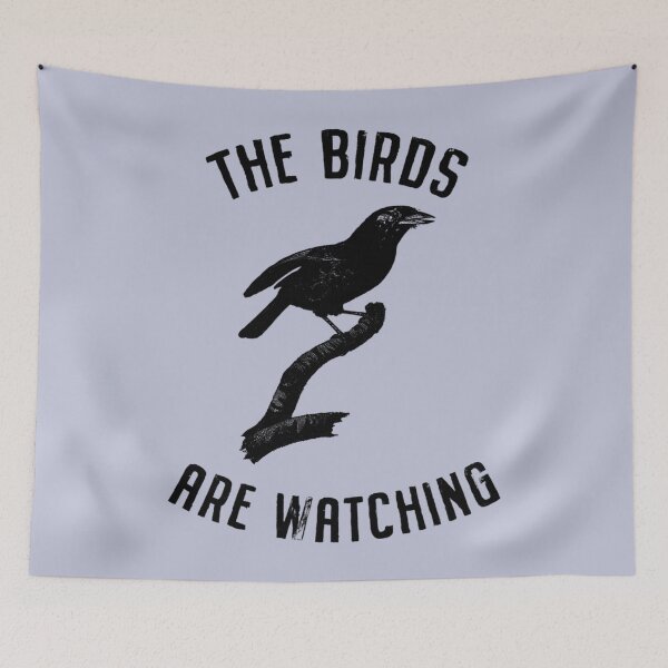 Item preview, The birds are watching Retro Funny Conspiracy   designed and sold by GraphicTN.
