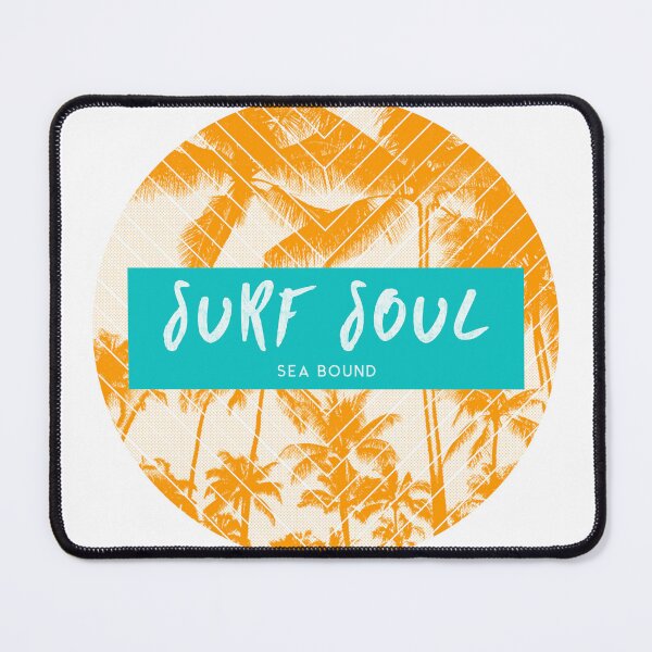 Item preview, Surf Soul, Sea Bound, Beach Palm Trees designed and sold by PrintMeOver.