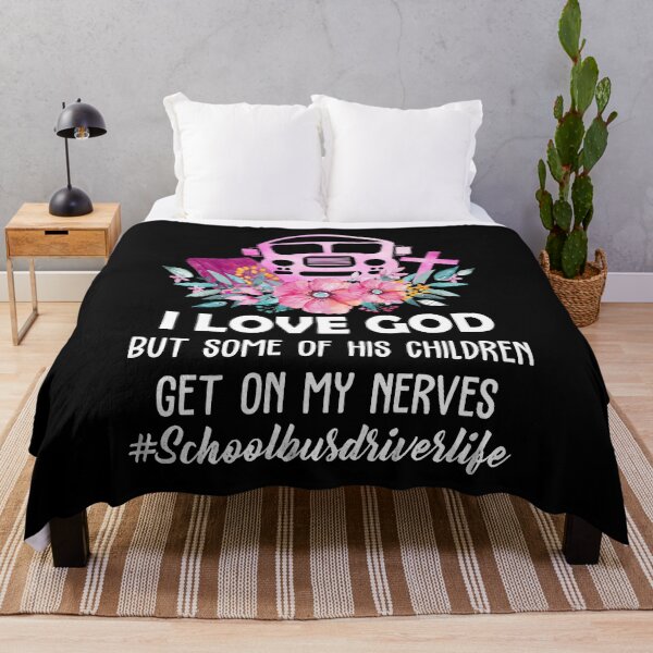 Item preview, I Love God But Some Of His Children Get On My Nerves awesome god humor cute designed and sold by beckadamr.
