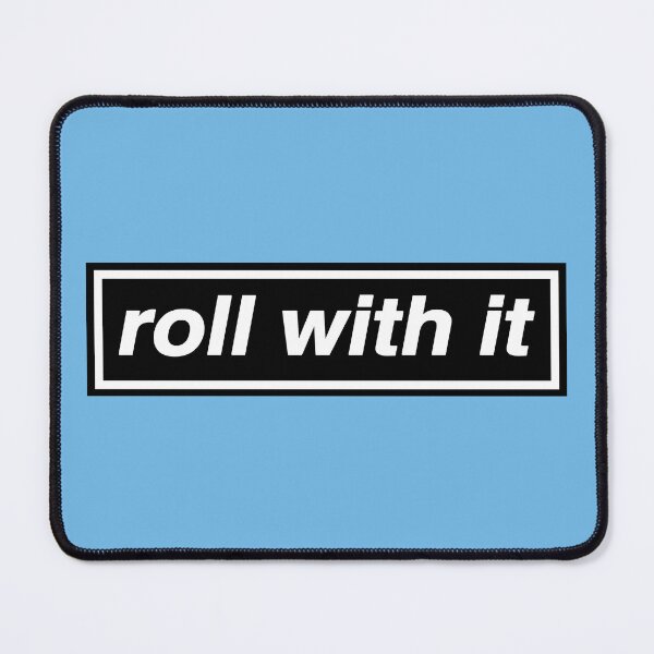 Item preview, Roll With It (THE ORIGINAL & BEST) - OASIS Band Tribute - MADE IN THE 90s (Light Blue) designed and sold by phigment-art.