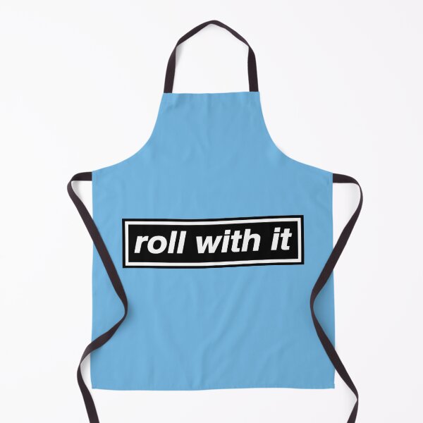 Item preview, Roll With It (THE ORIGINAL & BEST) - OASIS Band Tribute - MADE IN THE 90s (Light Blue) designed and sold by phigment-art.