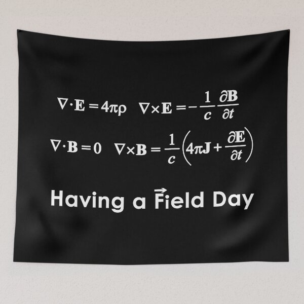 Item preview, Maxwell's Equations - Having a Field Day designed and sold by Lines-n-Shapes.