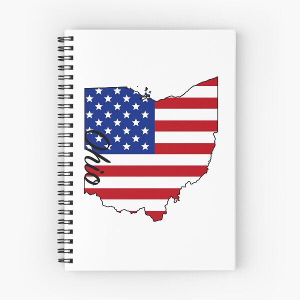 Item preview, Ohio -- US State (flag-map)  designed and sold by ArchitectGrubb.