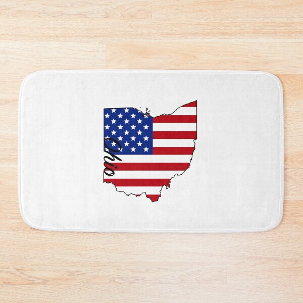 Item preview, Ohio -- US State (flag-map)  designed and sold by ArchitectGrubb.