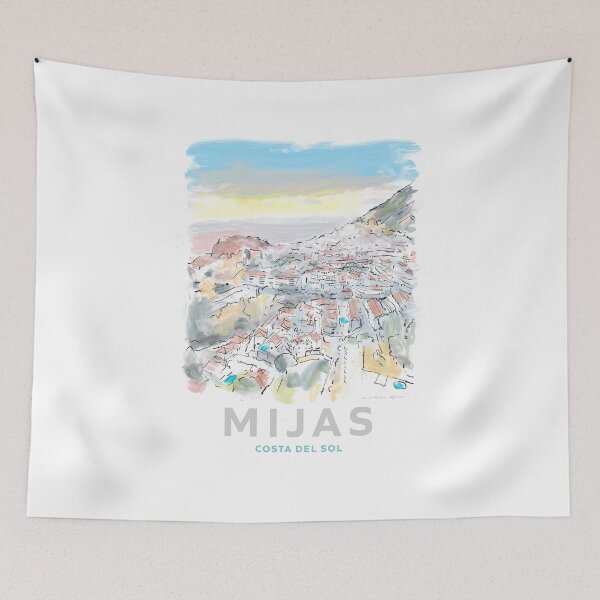 Item preview, Mijas Pueblo Costa Del Sol Art designed and sold by Mark Vickers.